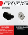 Syndyt EX BMX Bike Axle Adaptor 10mm