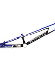 Syndyt 225 Pro 4XL BMX Racing Bike Frame – 22.5” Top Tube, 6061-T6 Aluminum (4.19 lbs), Tapered 42/52 Head Tube, B52 Tech BB, 10/15/20mm Hubs, 140mm Disc Brake, Integrated Chain Tensioners – Red