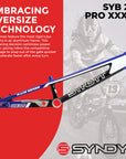Syndyt 225 Pro 4XL BMX Racing Bike Frame – 22.5” Top Tube, 6061-T6 Aluminum (4.19 lbs), Tapered 42/52 Head Tube, B52 Tech BB, 10/15/20mm Hubs, 140mm Disc Brake, Integrated Chain Tensioners – Red