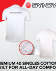Syndyt Short Sleeve Unisex T-Shirt White