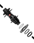 SPP High Density 6061-T6 36/28 Hole 10mm Rapid Ratchet Disc Rear Hub
