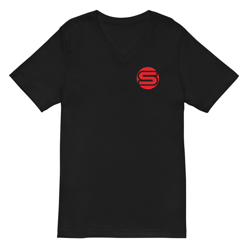Syndyt Unisex Short Sleeve V-Neck T-Shirt