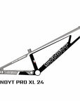 SYB 224: 22” TT Pro 24 XL BMX Frame
