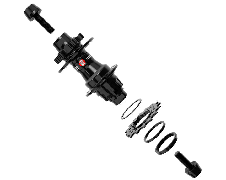 SPP High Density 6061-T6 36/28 Hole 10mm Rapid Ratchet Disc Rear Hub