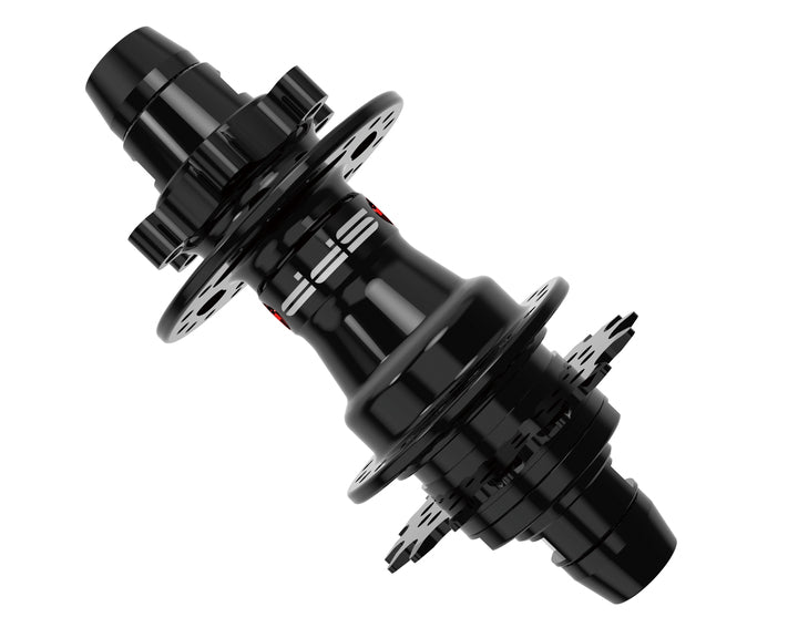 SPP High Density 6061-T6 36/28 Hole 10mm Rapid Ratchet Disc Rear Hub