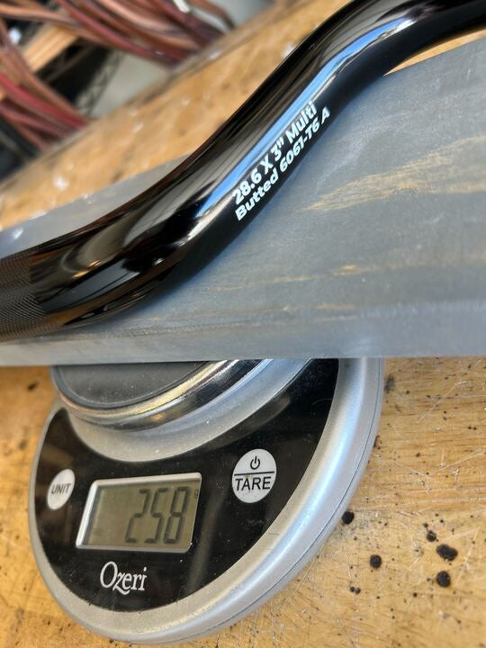 SPP SUPERSIZED™ 7050-T6 HEAT-TREATED MULTI-BUTTED 28.6 ALLOY HANDLEBARS