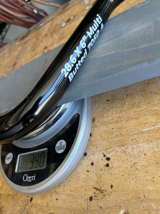 SPP SUPERSIZED™ 7050-T6 HEAT-TREATED MULTI-BUTTED 28.6 ALLOY HANDLEBARS