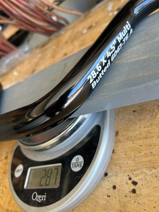 SPP SUPERSIZED™ 7050-T6 HEAT-TREATED MULTI-BUTTED 28.6 ALLOY HANDLEBARS