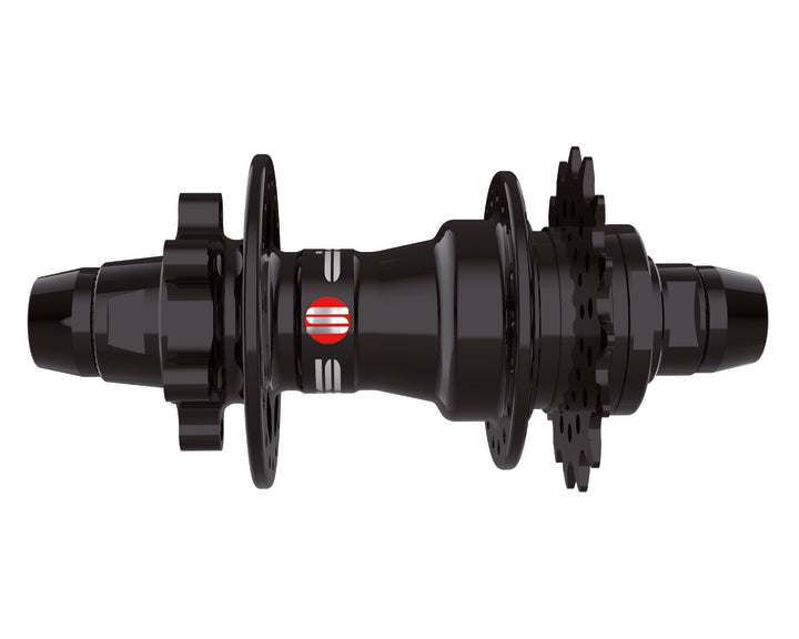 SPP High Density 6061-T6 36/28 Hole 10mm Rapid Ratchet Disc Rear Hub